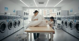 羽毛布団はコインランドリーでカバーつけたまま洗える？失敗の真実
