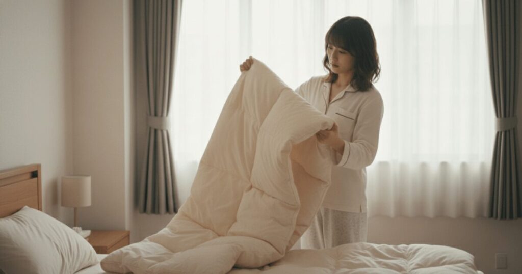 羽毛布団を20年洗ってないとどうなる？ ダニの恐怖と新品級に戻す方法