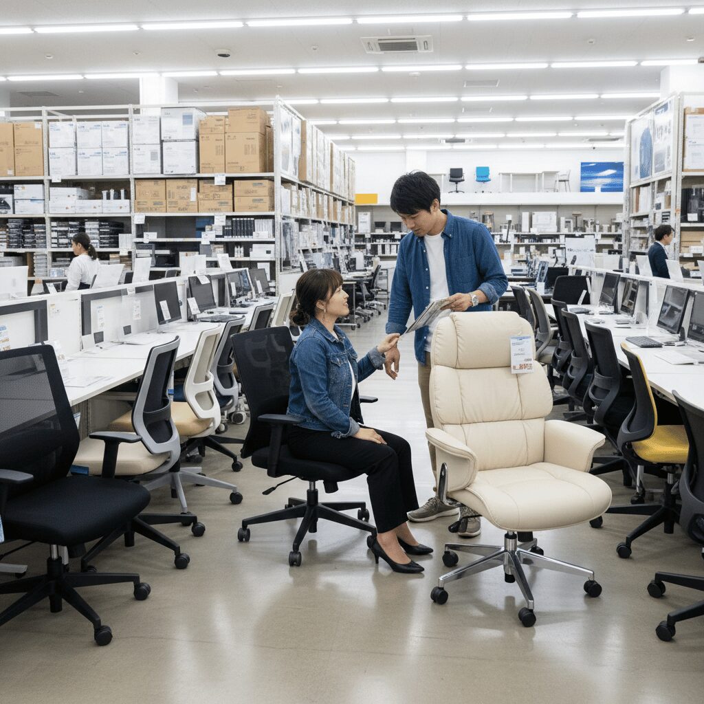 筆者作成イメージ：IKEAの椅子が動かない時の互換性