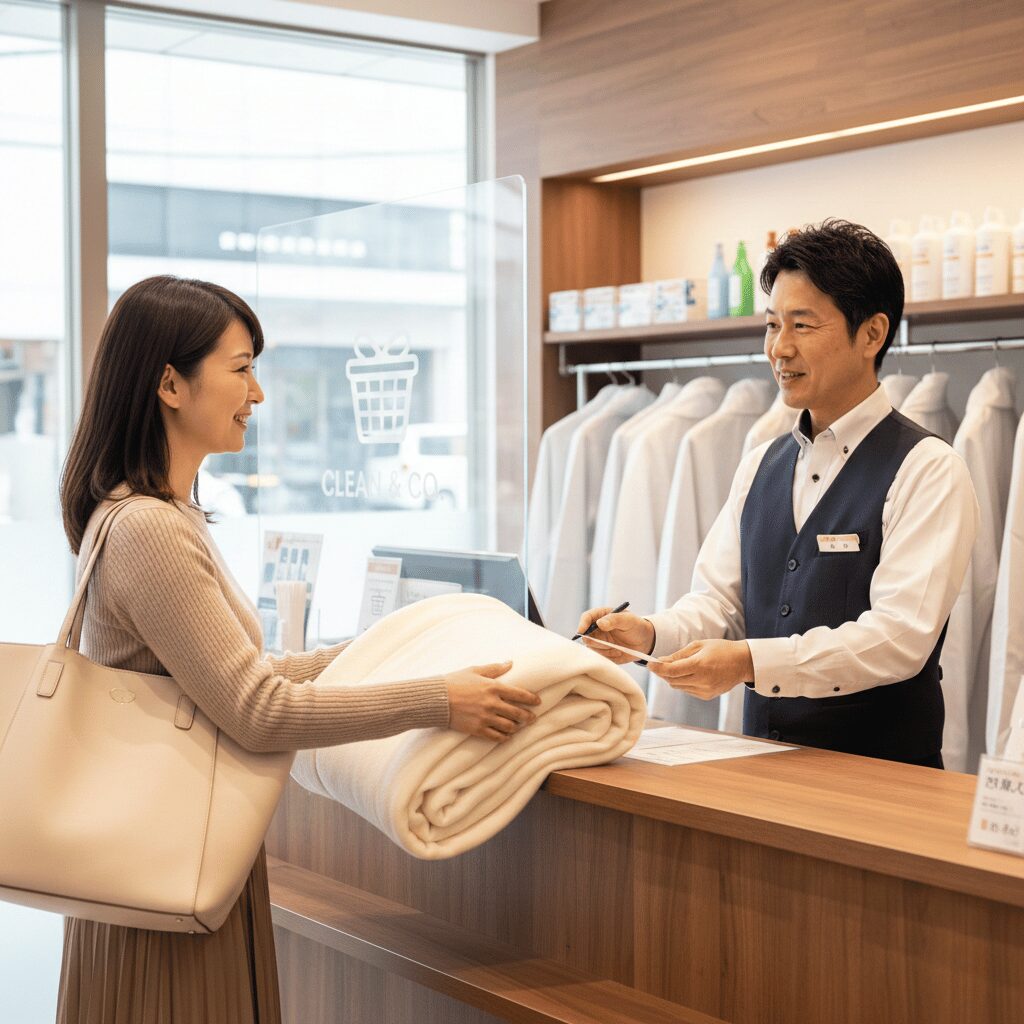 筆者作成イメージ：クリーニングに出すべき高級毛布の基準