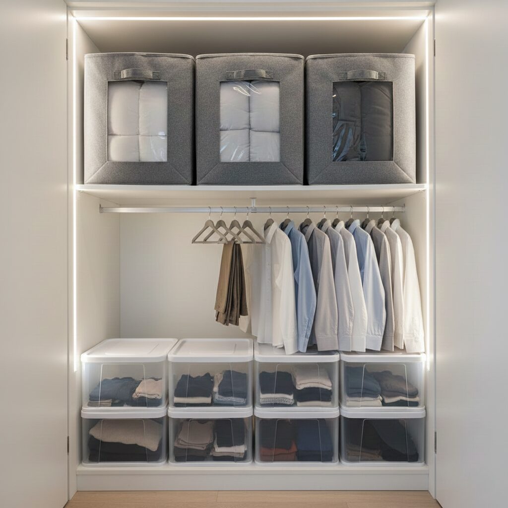 筆者作成イメージ:クローゼットに入らない悩み解決