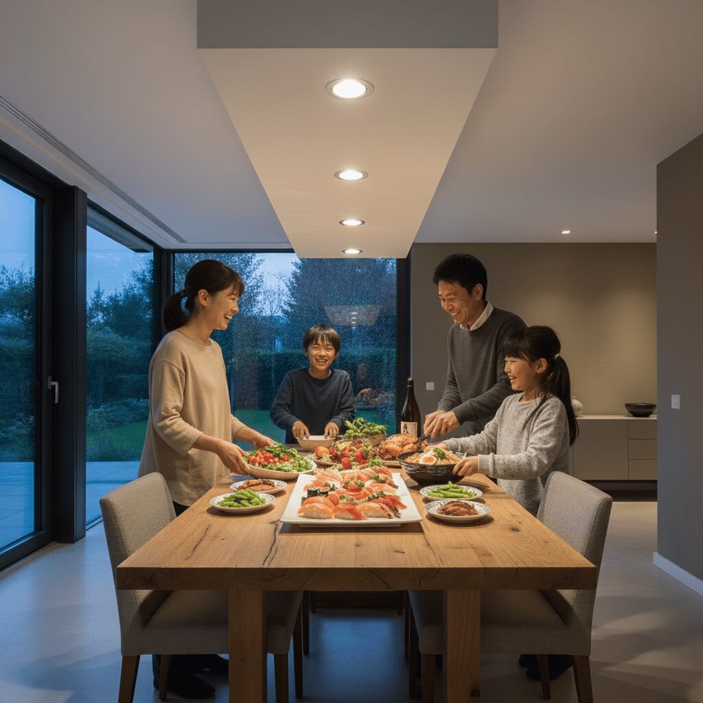 筆者作成イメージ：ダウンライト配置の正解ルール