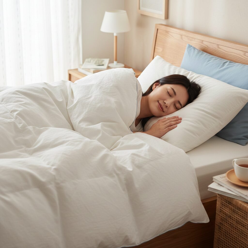 筆者作成イメージ:ニトリのかるふわと西川の暖かさの違い