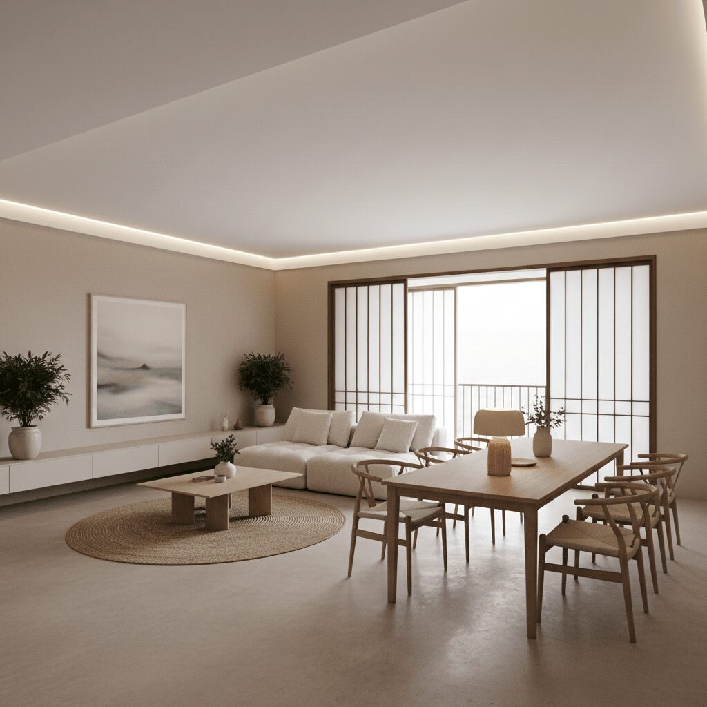 筆者作成イメージ：マンションの圧迫感を解消