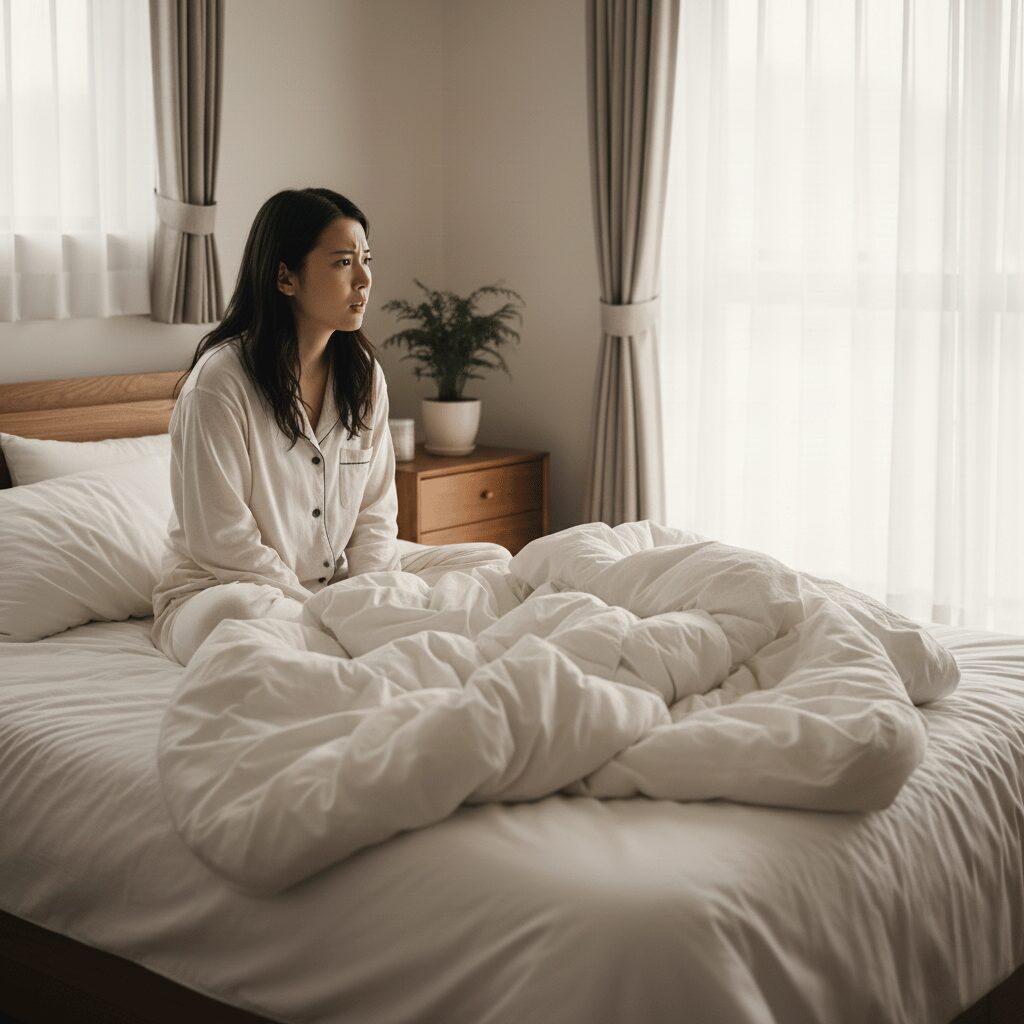 筆者作成イメージ：ロウヤのベッドのきしみ音への対策