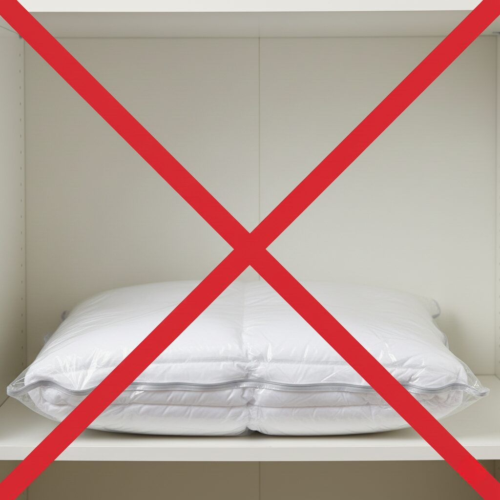 筆者作成イメージ：圧縮袋は併用できる？注意点を解説