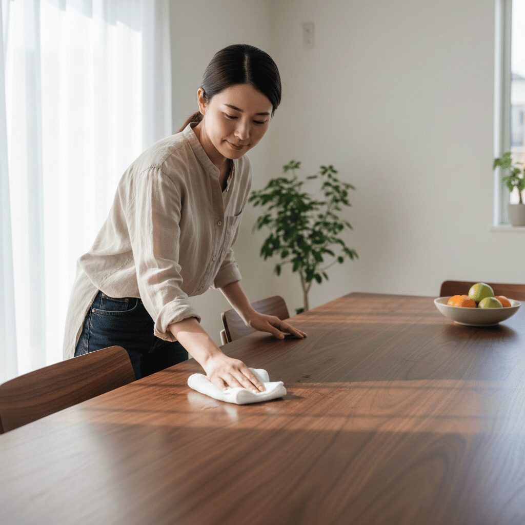 埃が目立ちやすいデメリット