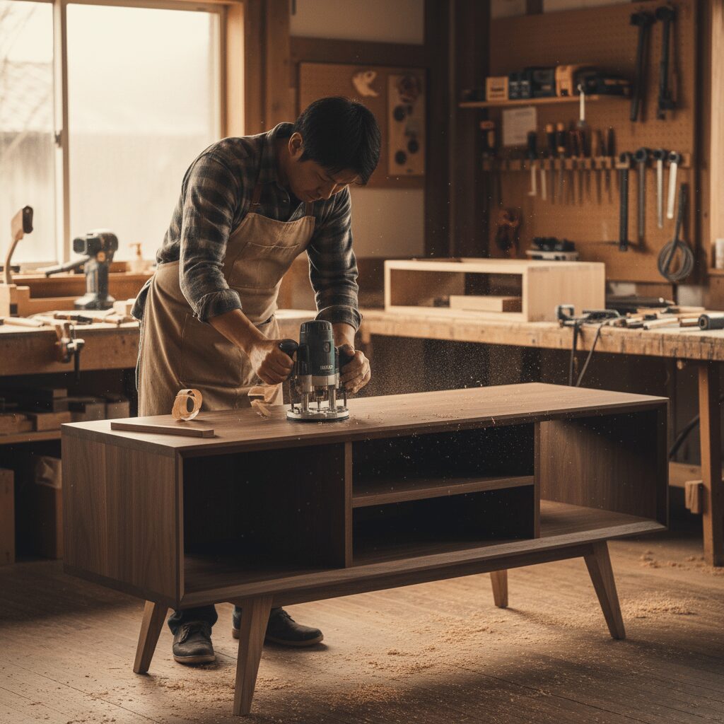 筆者作成イメージ：壊れにくい国産の大川家具を選ぶ