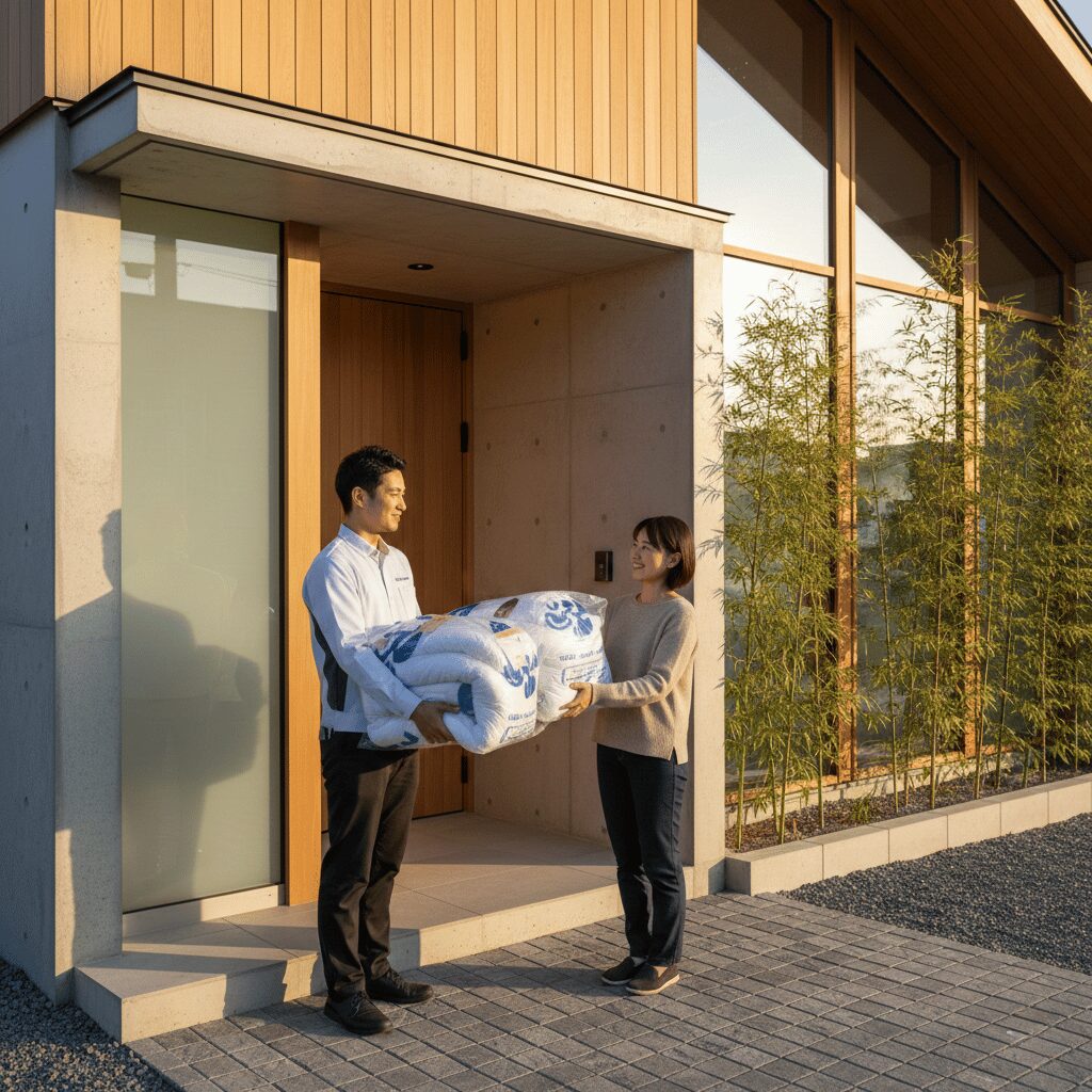 筆者作成イメージ：宅配クリーニングのパック料金を活用