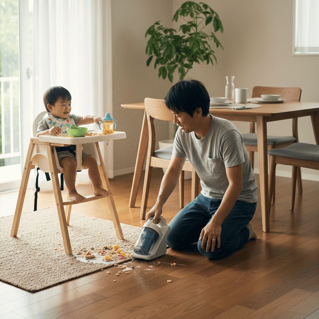 筆者作成イメージ：掃除が楽になるルンバブルな環境作り