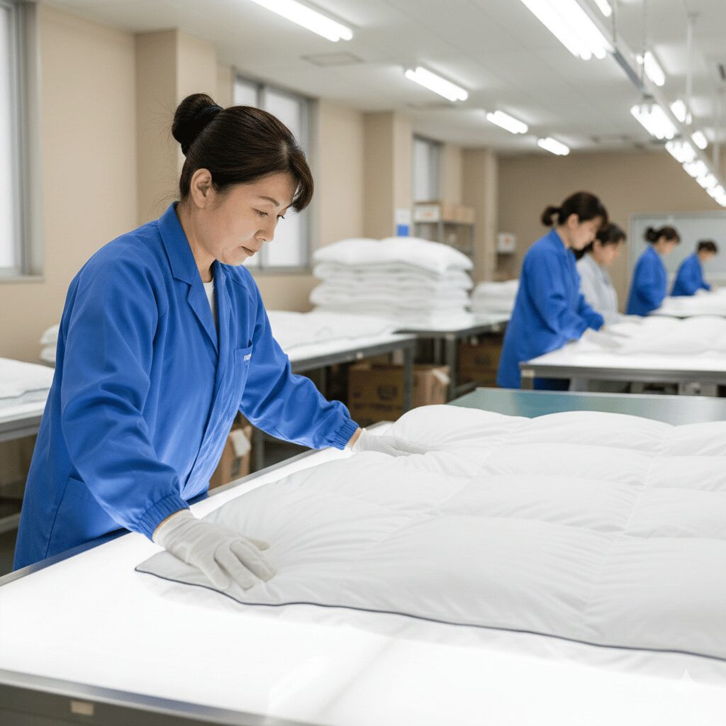 筆者作成イメージ:洗える抗菌掛け布団の機能性