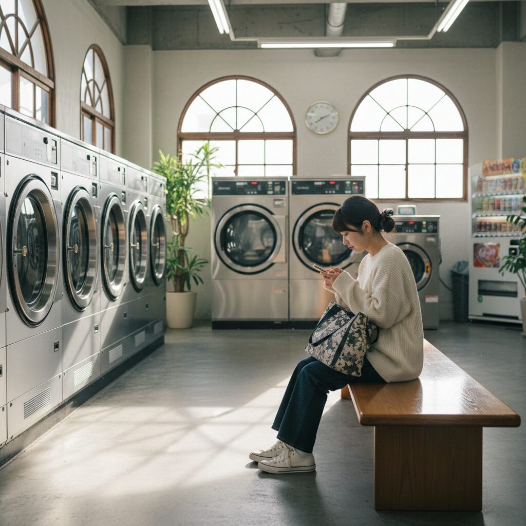 筆者作成イメージ:洗濯から乾燥までの時間