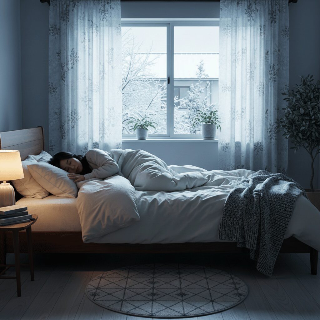 筆者作成イメージ:真冬の季節でも一枚で使えるか解説