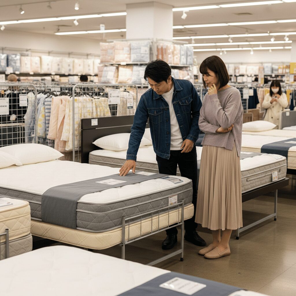 筆者作成イメージ：西川コラボなど種類の違いと特徴