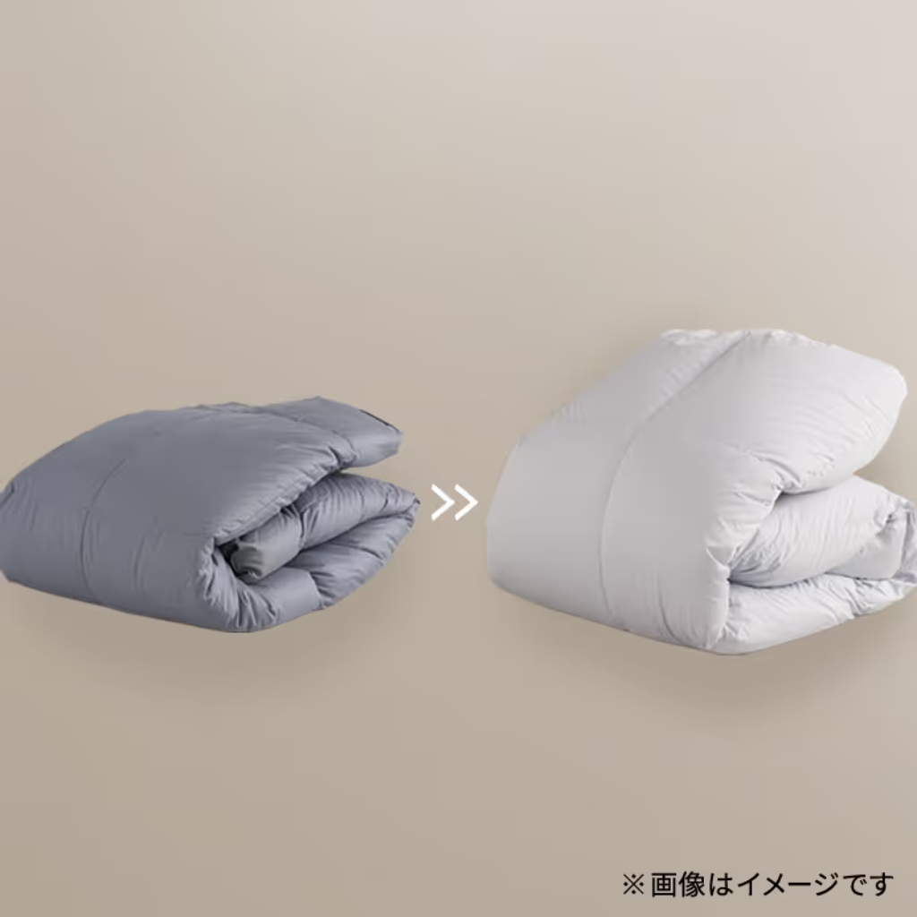 参考画像:西川「羽毛掛けふとんリフォーム」