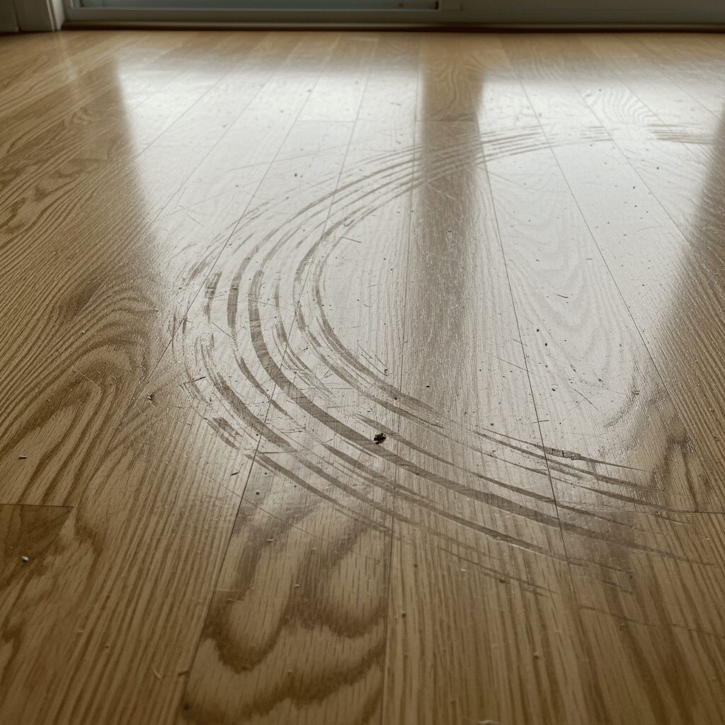 筆者作成イメージ：賃貸の床を守る傷防止の重要性