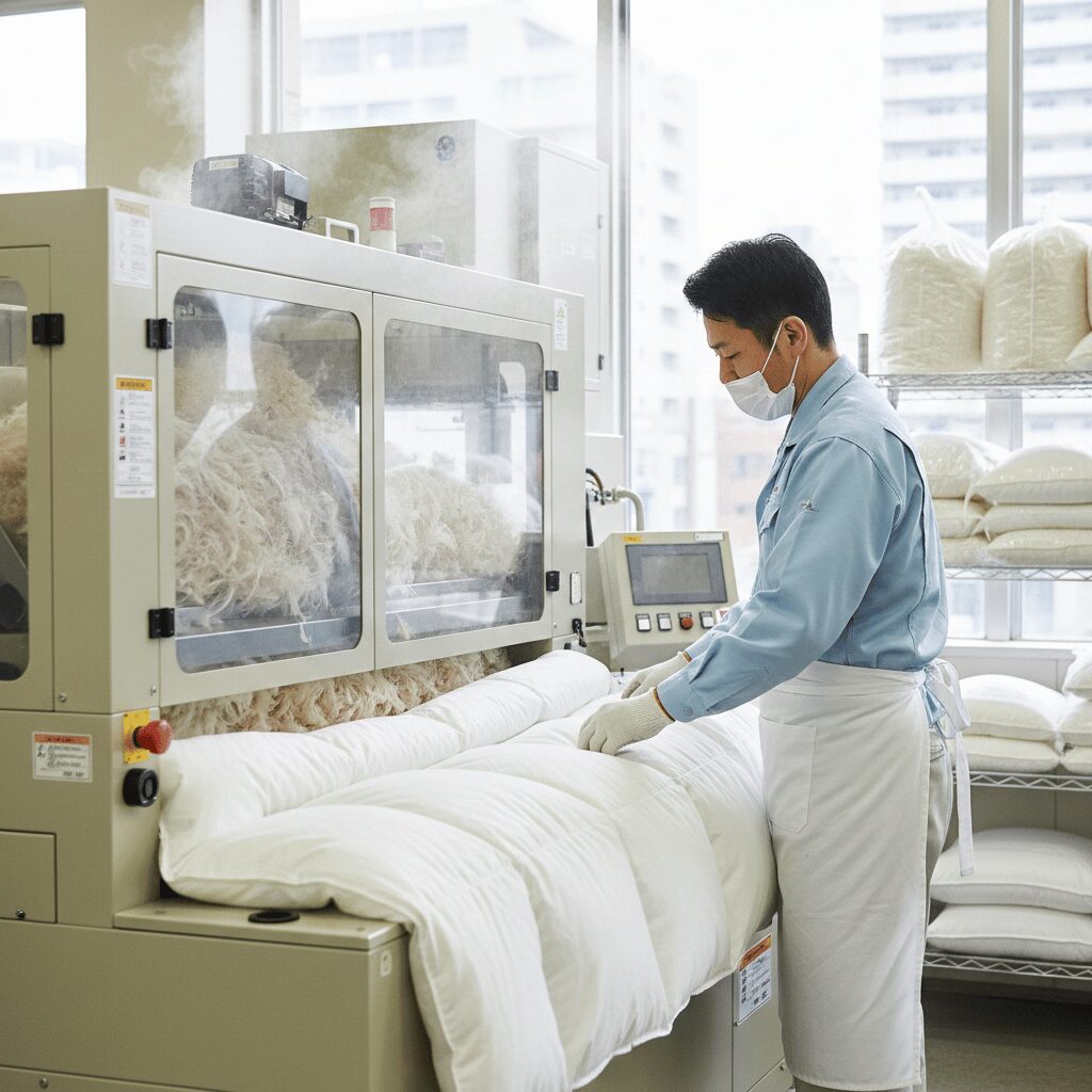 筆者作成イメージ：高級布団は打ち直しも検討すべき