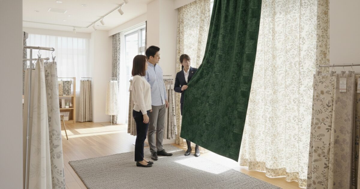 カーテンは床から何センチが正解？掃き出し窓と腰高窓の黄金比