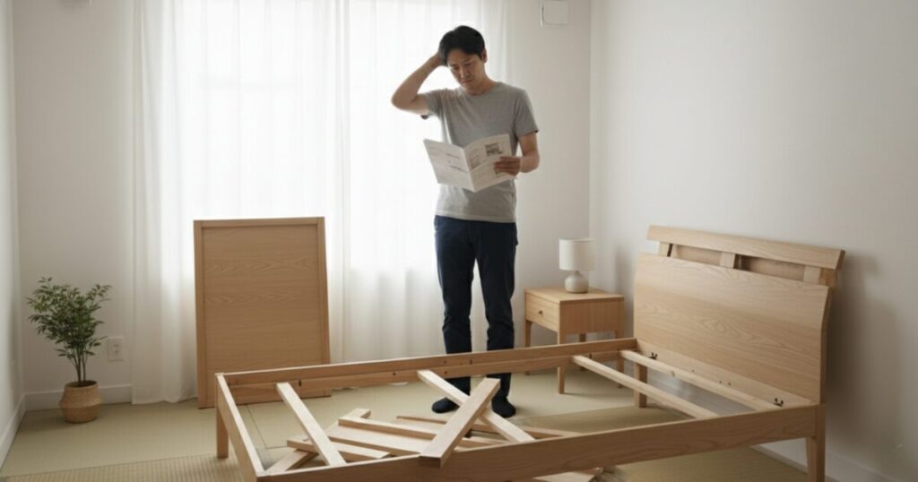 粗大ごみのベッド解体はどこまでやる？費用と労力の損益分岐点