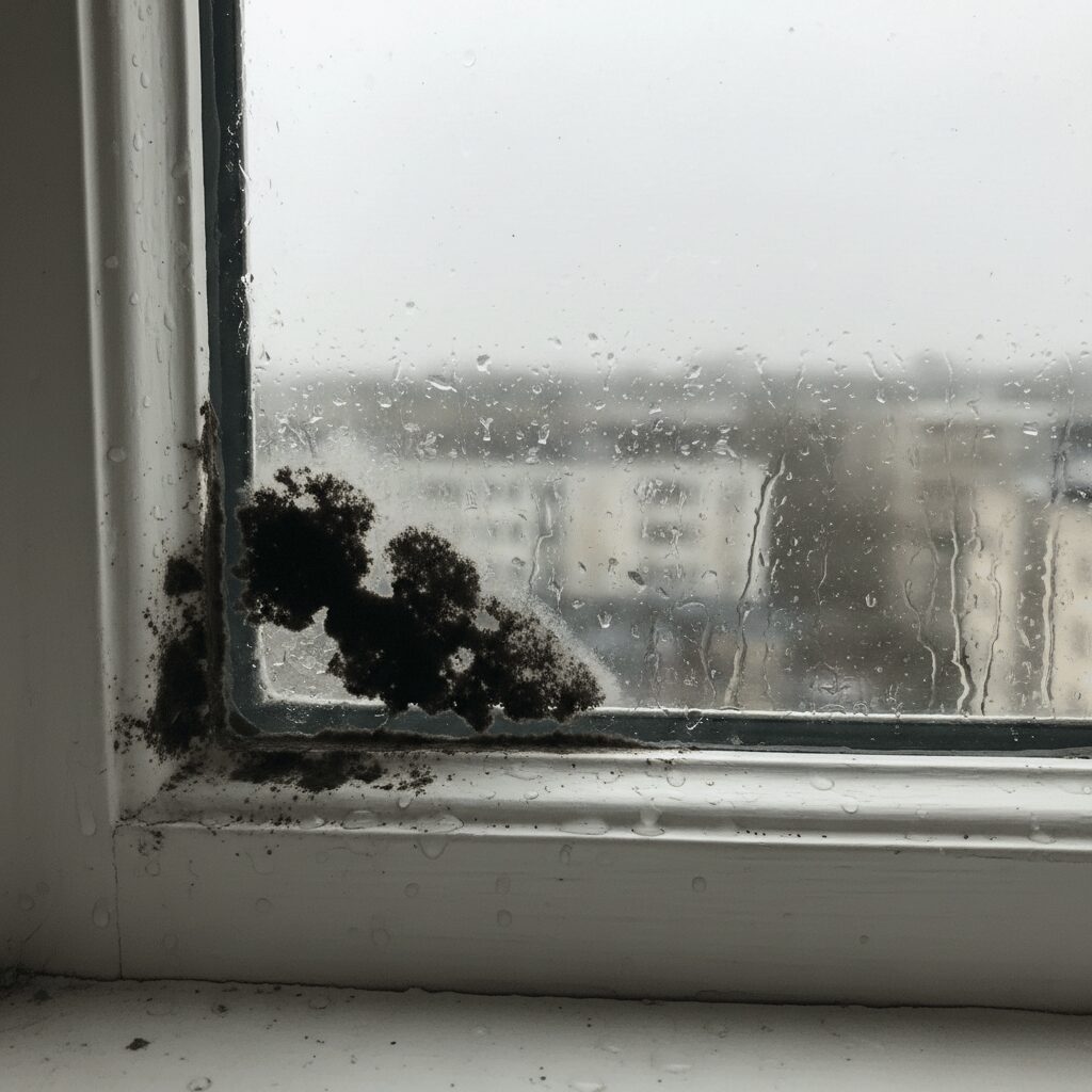 筆者作成イメージ：カビやダニによる深刻な健康被害