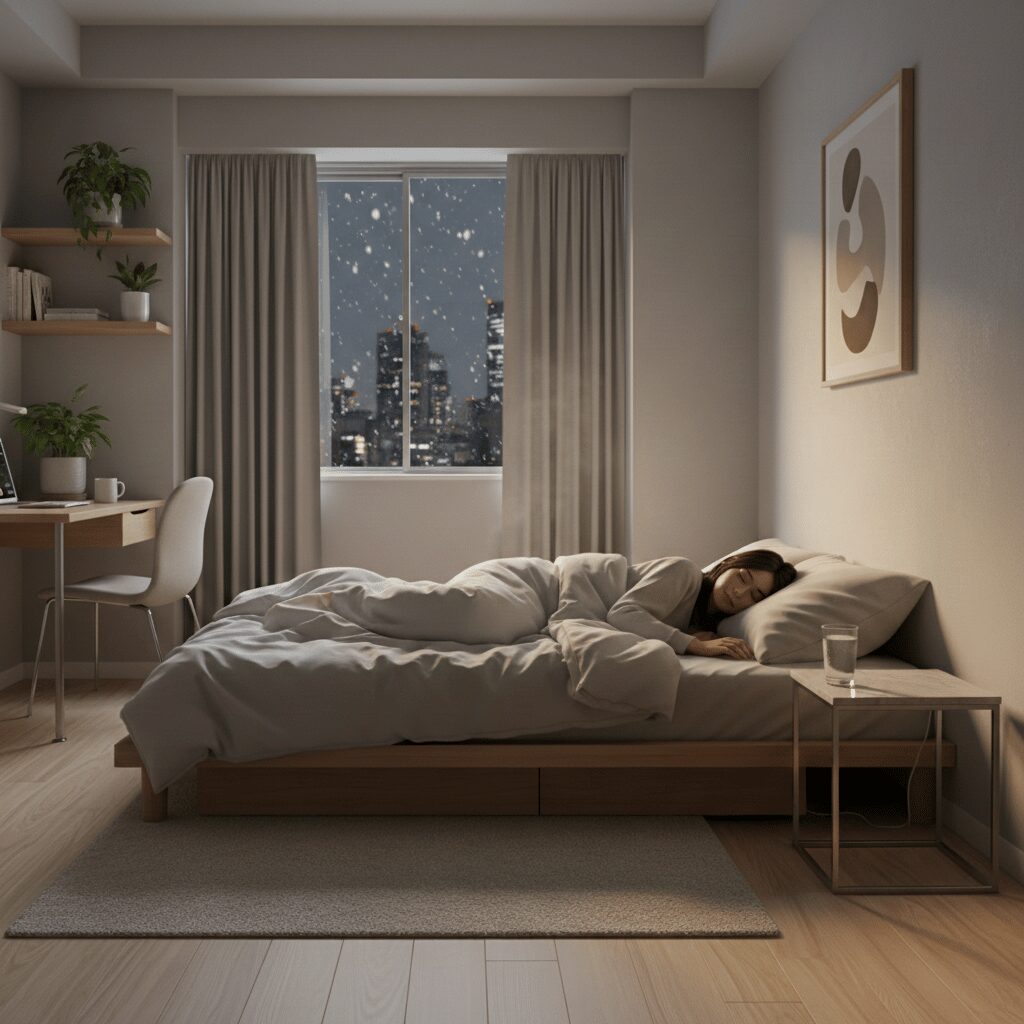 筆者作成イメージ：コップの水を置く方法