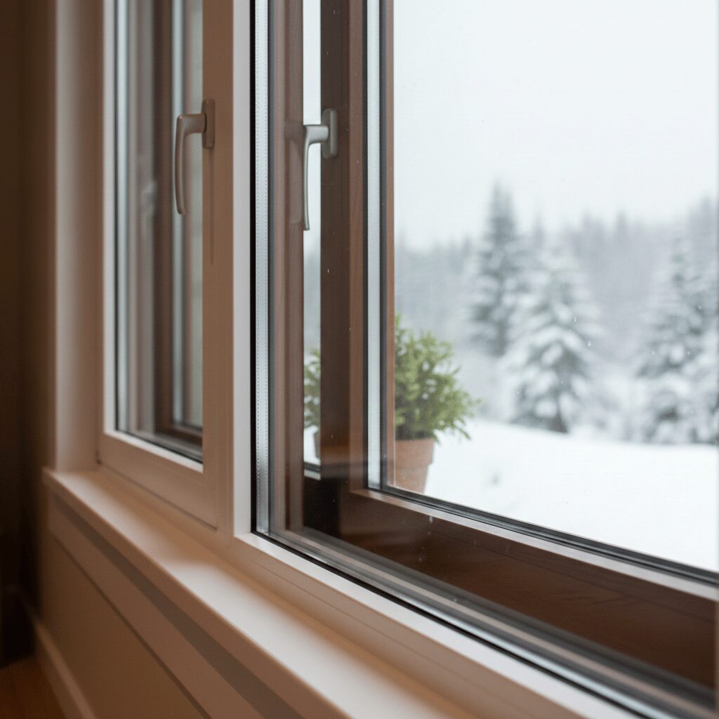 筆者作成イメージ：内窓設置や断熱リフォームによる解決