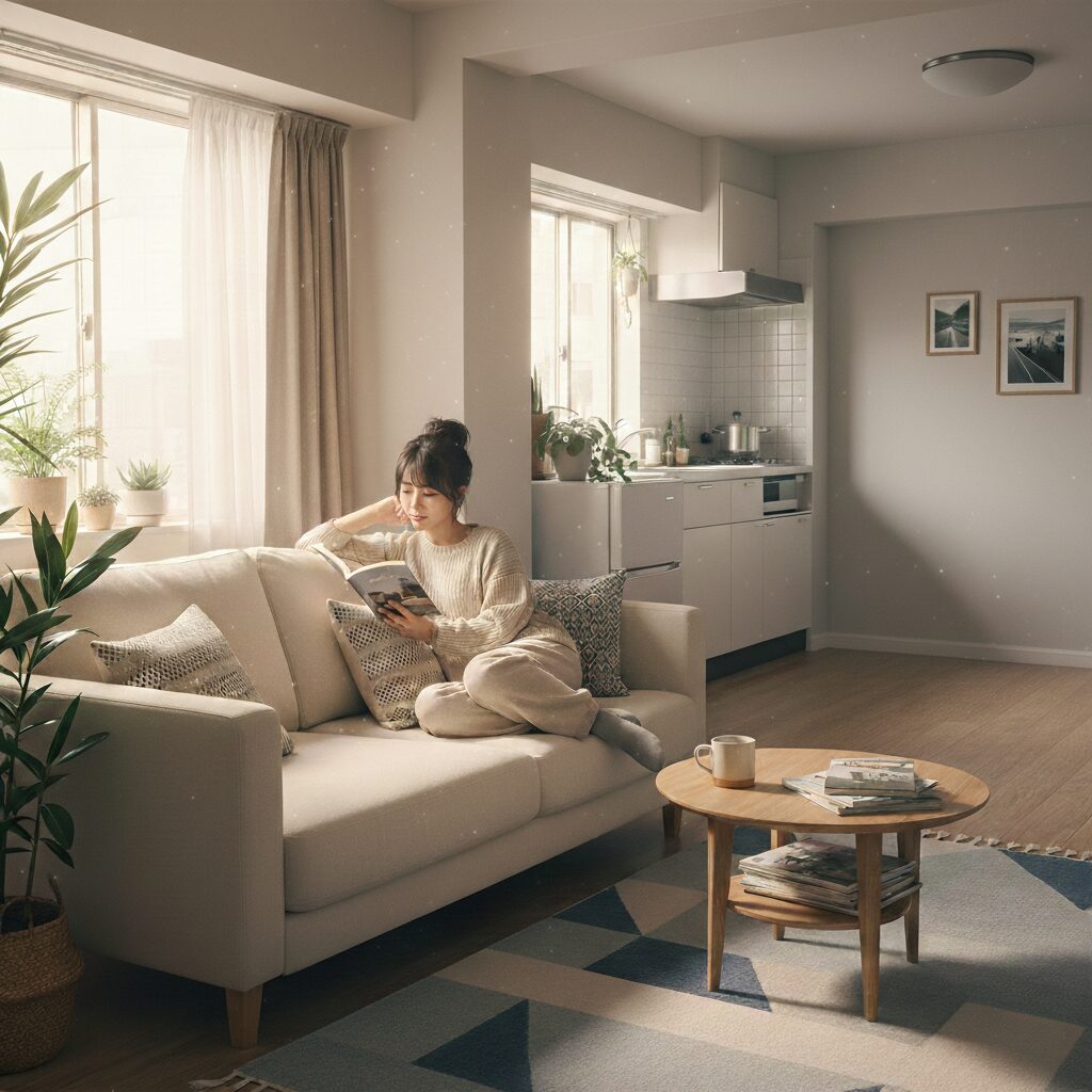 筆者作成イメージ：家具のサブスクと購入の徹底比較