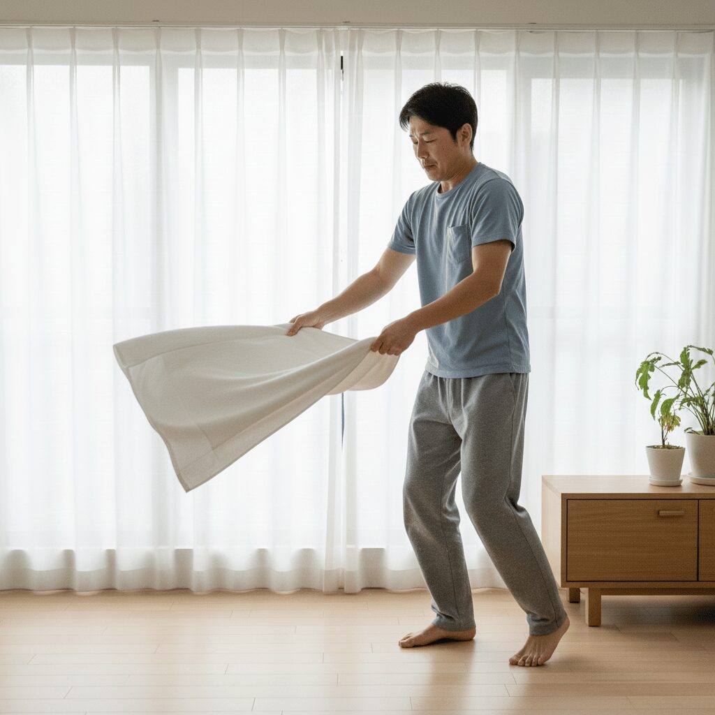 筆者作成イメージ：振り回すのは有効？正しいやり方と注意点