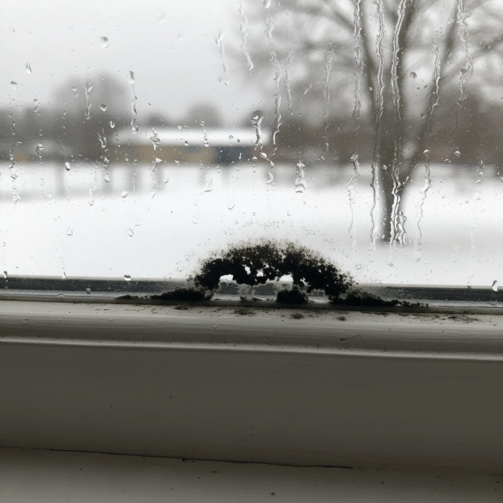 筆者作成イメージ：放置したカビによる健康被害