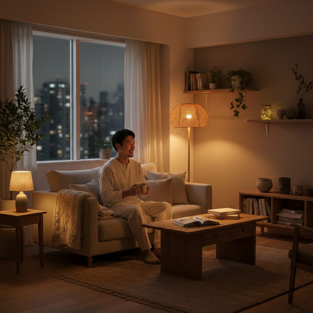 筆者作成イメージ：本能が安心する低い位置の重心設計