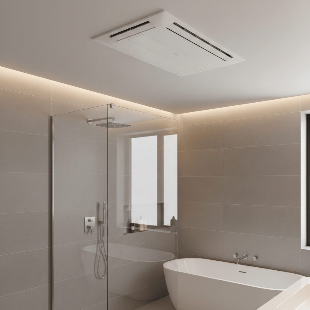 筆者作成イメージ：浴室の換気扇を回す正しい方法