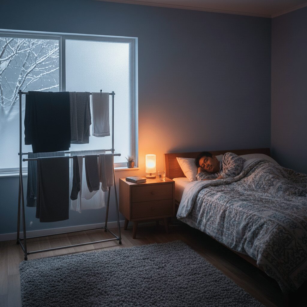 筆者作成イメージ：濡れタオルや洗濯物の高い効果