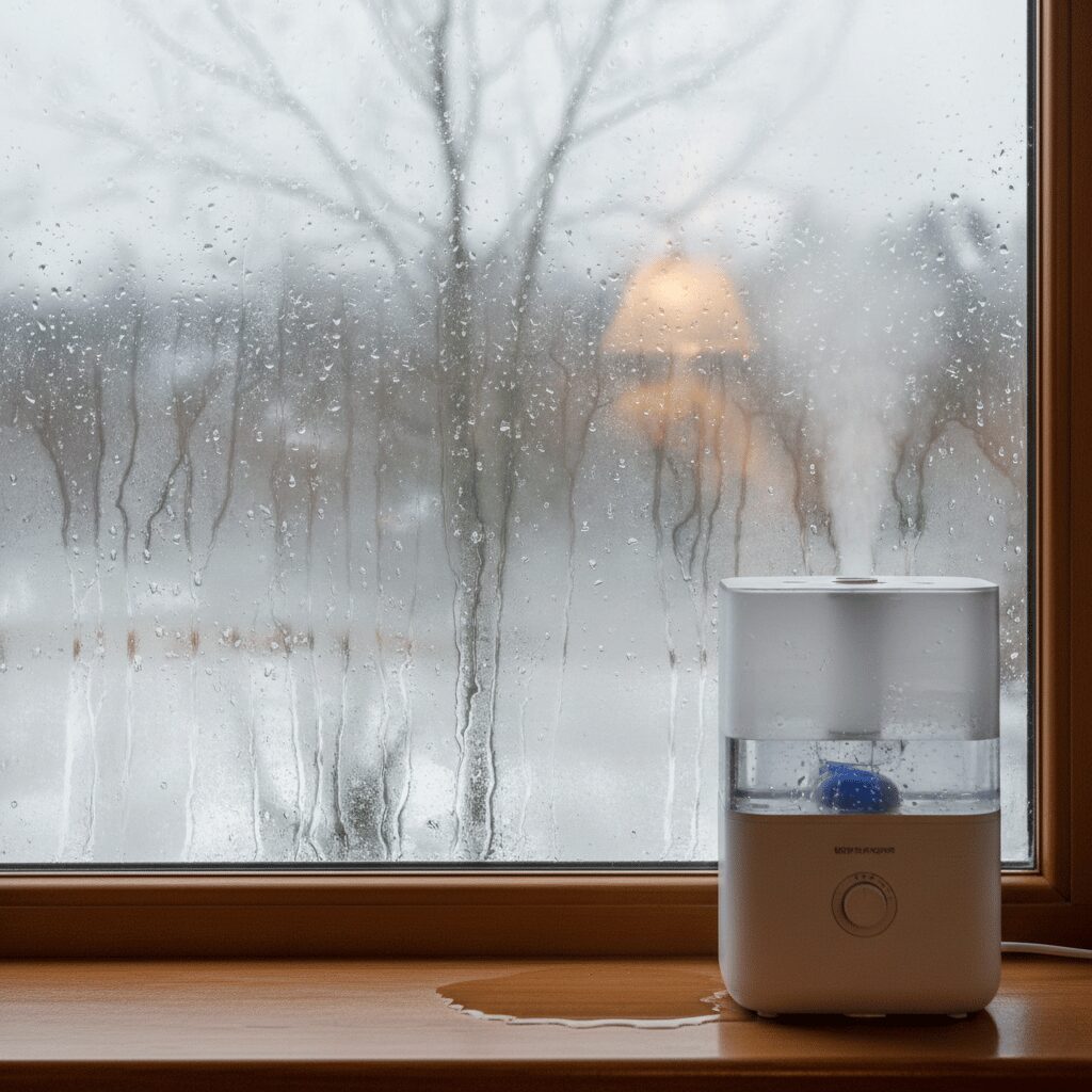 筆者作成イメージ：窓際は結露リスクが最大の場所