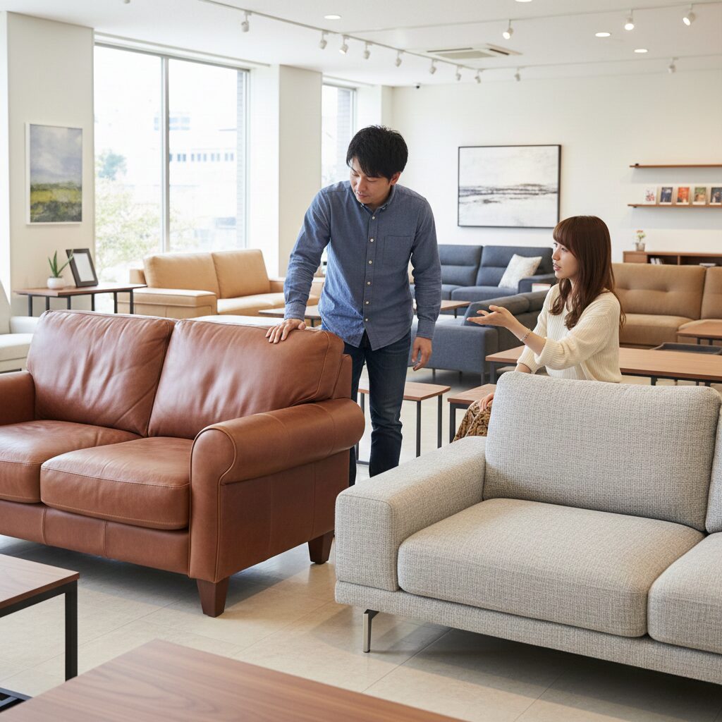 筆者作成イメージ：素材の種類とメリットやデメリット