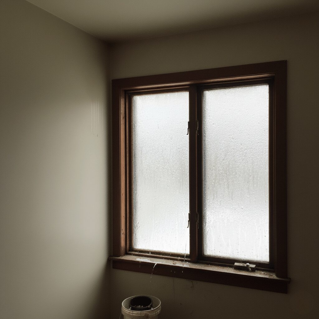 筆者作成イメージ：結露か雨漏りかの見分け方と診断