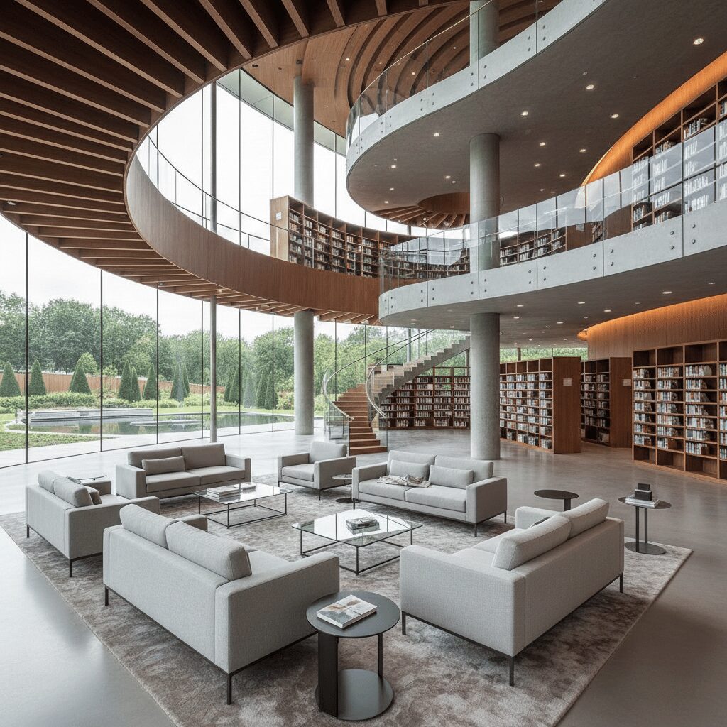 筆者作成イメージ：脳が美しいと感じる空間デザインの心理