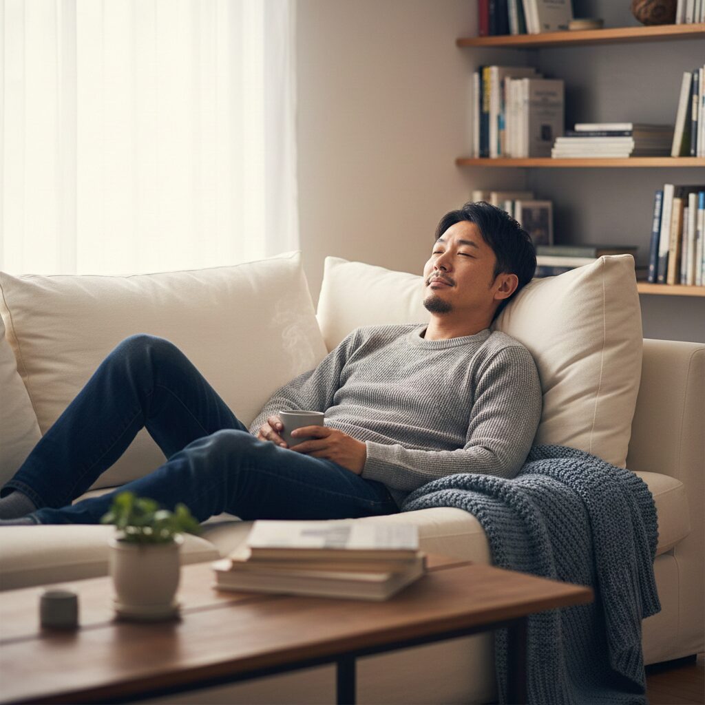 筆者作成イメージ：腰痛を防ぐ座り心地と硬さの正解