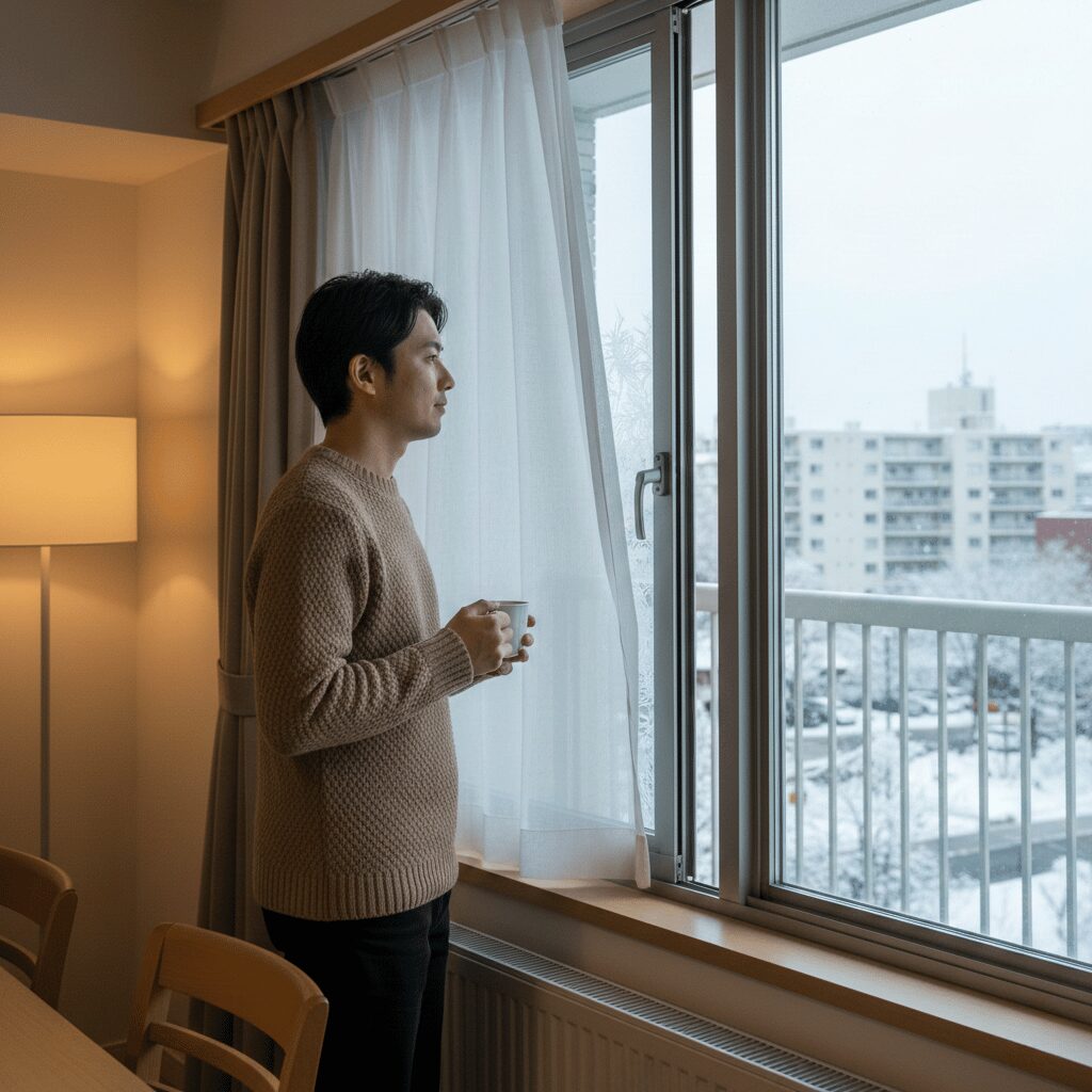 筆者作成イメージ：賃貸でできる防止グッズと換気法