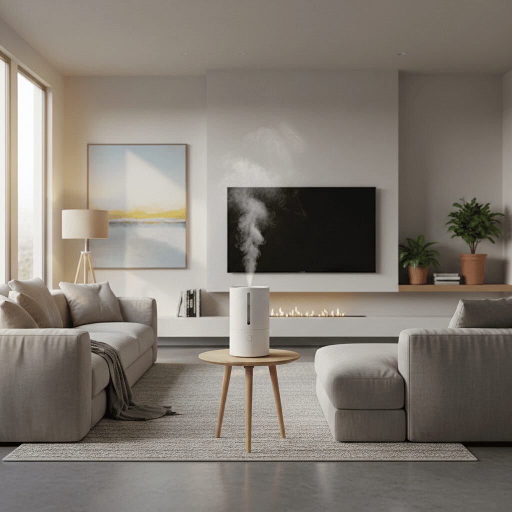 筆者作成イメージ：部屋の中央が最適な置き場所